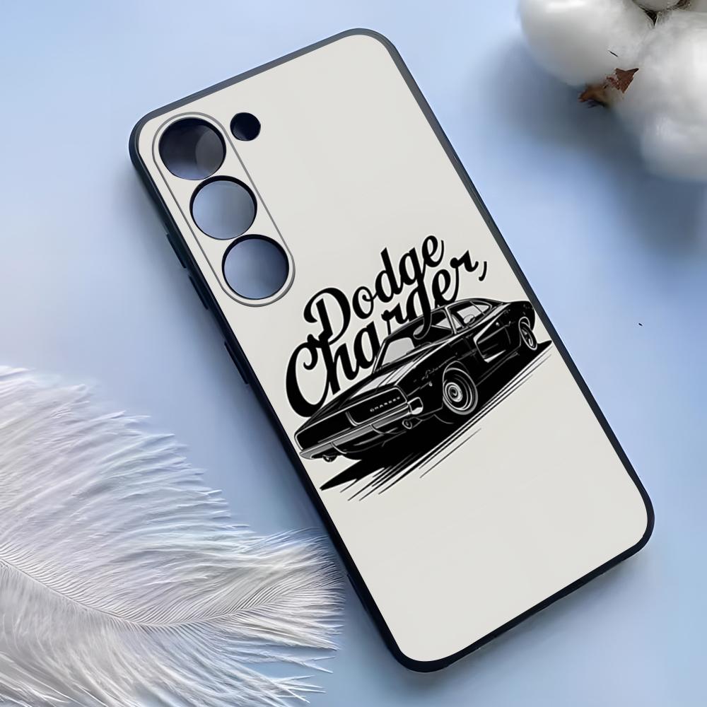 Чехол для телефона D-dodges Car для Samsung S25 Ultra S24 S23 S22 S21 S20 Plus Fe Galaxy A54 A53 A34 A25 Силиконовый чехол