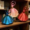 Вращающаяся балерина из 3D-печати, игрушка-спиннер, танцовщица балета, кинетическая настольная игрушка, расширенная сенсорная игрушка для снятия стресса для дома и офиса
