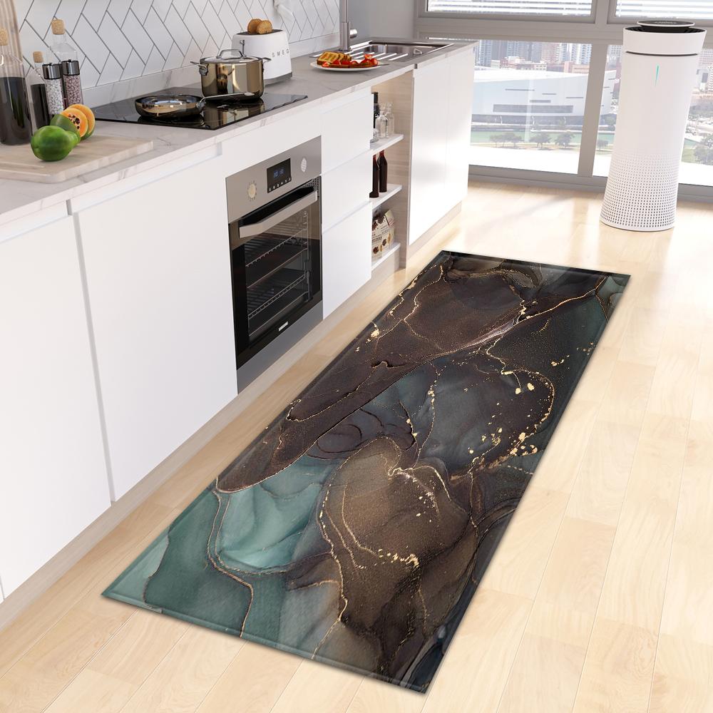 Современный кухонный ковер, коврик для двери крыльца, домашняя ванная комната, спальня, пол, коридор, дверной коврик, нескользящий коврик