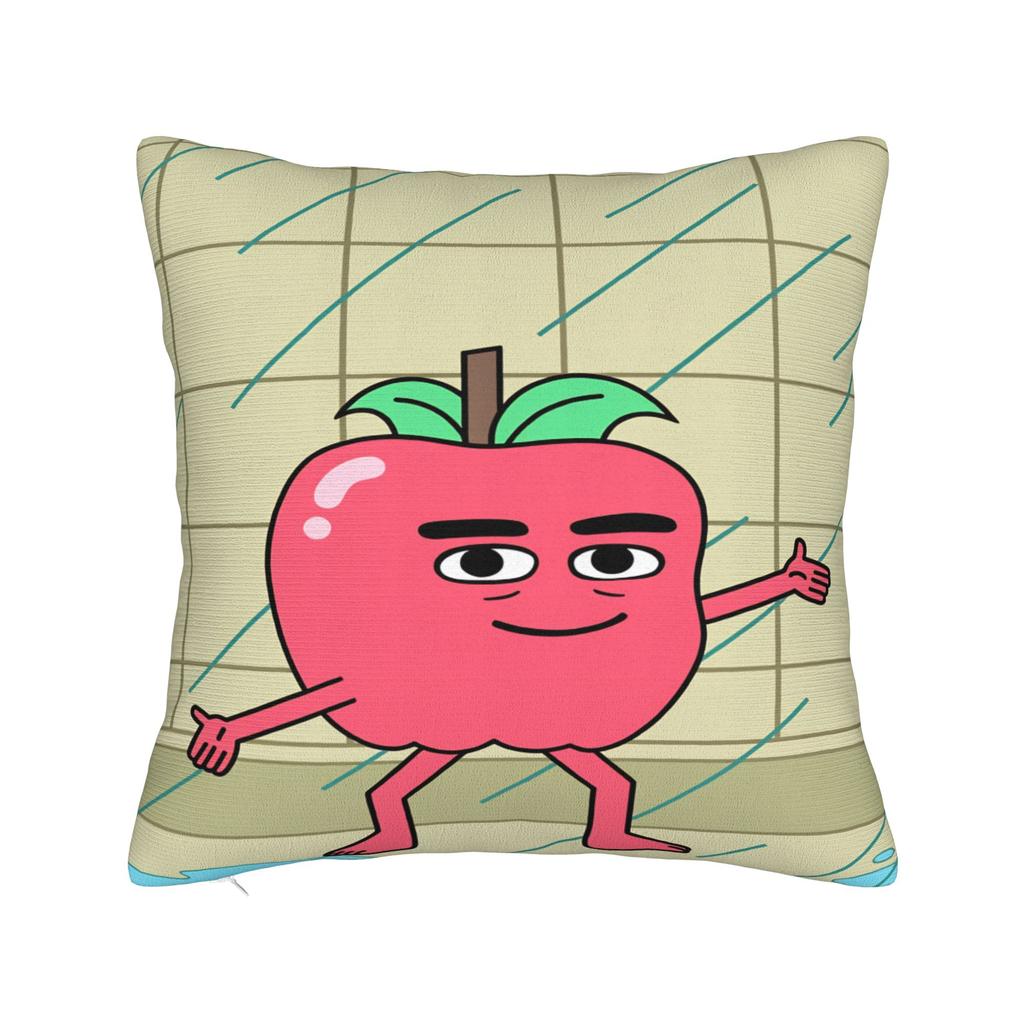 Apple and Onion Pillow Cover Comfy Cushion Cover Funny Pillow Case For Office Car Home Decor