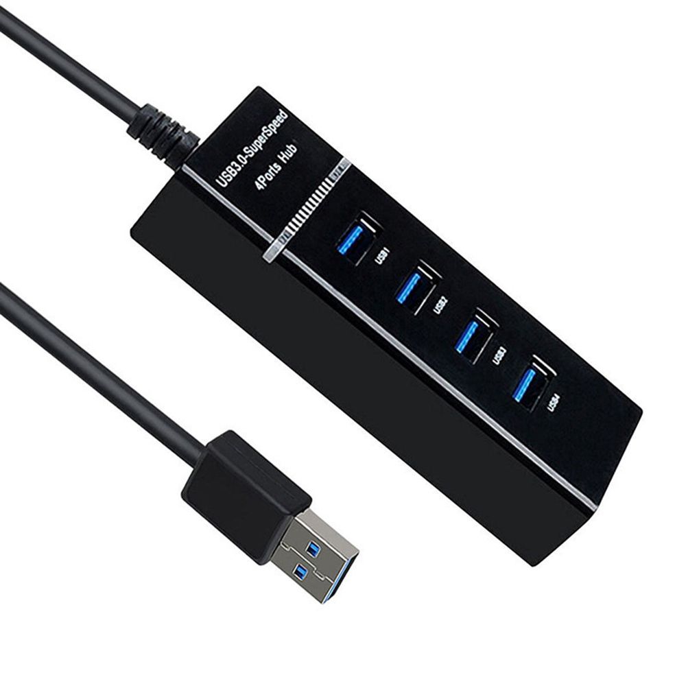 Durable Universal High Speed Up to 5Gbps Expander 4 Ports Splitter USB 3.0 Hub Data Sync Adapter