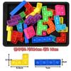 Oz Toy Poppin Push Pop Bubble Wrap Tetromino Tetris Puzzle Тактильная игрушка для развития, разные цвета