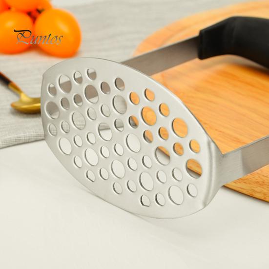 Машинка для картофеля с эргономичной ручкой, портативная портативная машина для измельчения овощей и фруктов, кухонный инструмент из нержавеющей стали