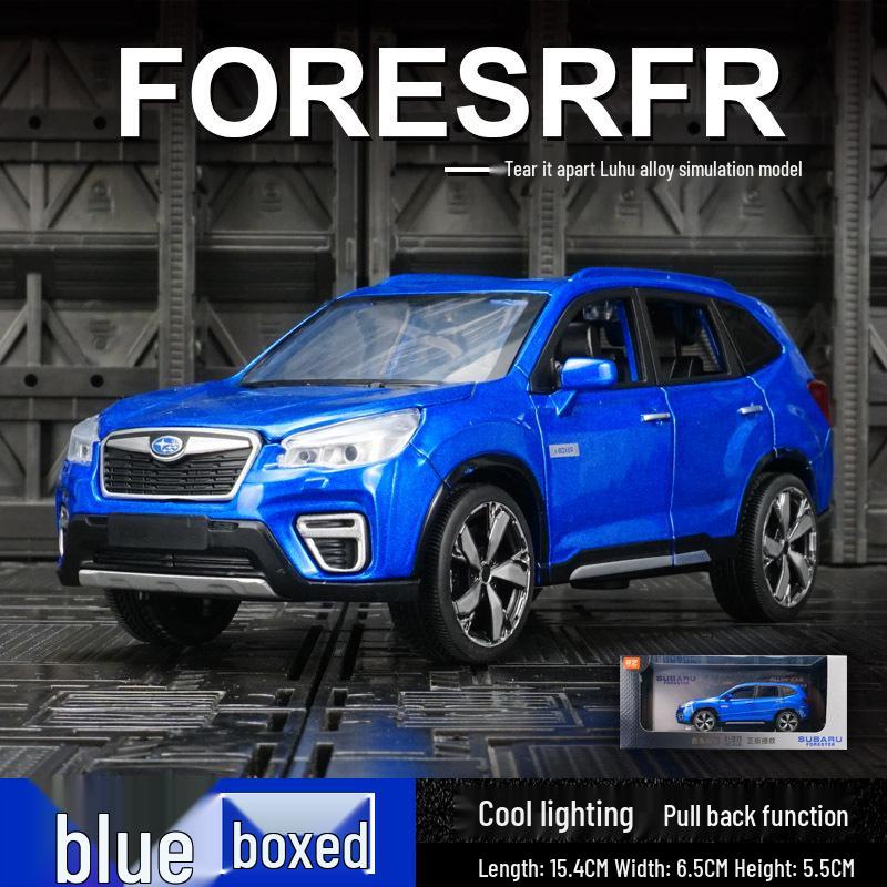 Qiyi Q3006A Forester Сплавная Игрушечная Машинка с Откатом, Звуком, Светом и Открывающимися Дверями - Идеальный Детский Подарок
