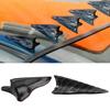 Stylish Carbon Fiber Car Vehicle Fin Wing Top Roof Spoiler Decoration