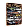 , Vintage "Cars of Hazzard" Metal Tin Sign,  (), Rustic Wall Art, Decorative Plaque for Home, Kitchen, Restaurant, Bar, Door, Ga