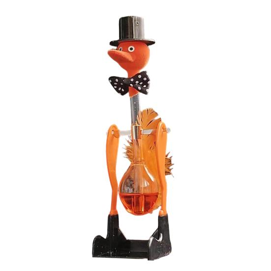 Орнамент «Пьющая птица» со стеклянной трубкой Детская физика Наука Обучение Качающаяся пьющая птица Декорация STEM Образовательная игрушка