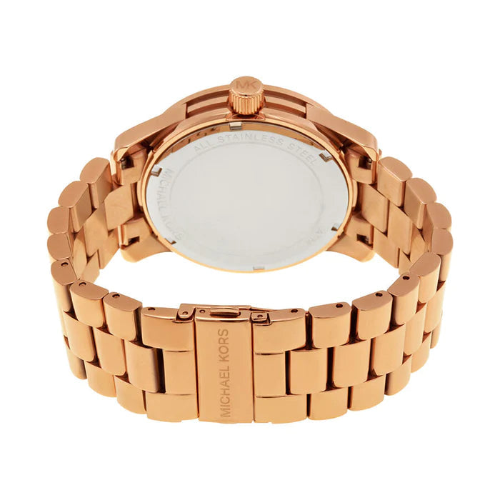 Michael Kors Женские часы Sofie Crystal Rose Gold-Tone из нержавеющей стали MK5661