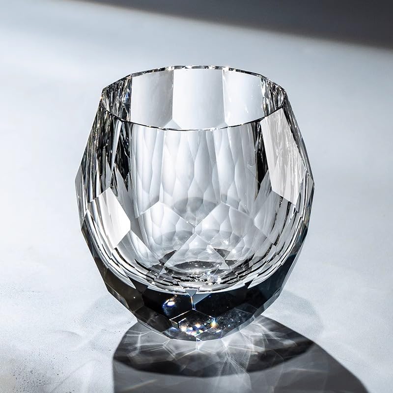 Изысканный бокал для виски Rock Premium Crystal Glass для дома и бара, (для использования)