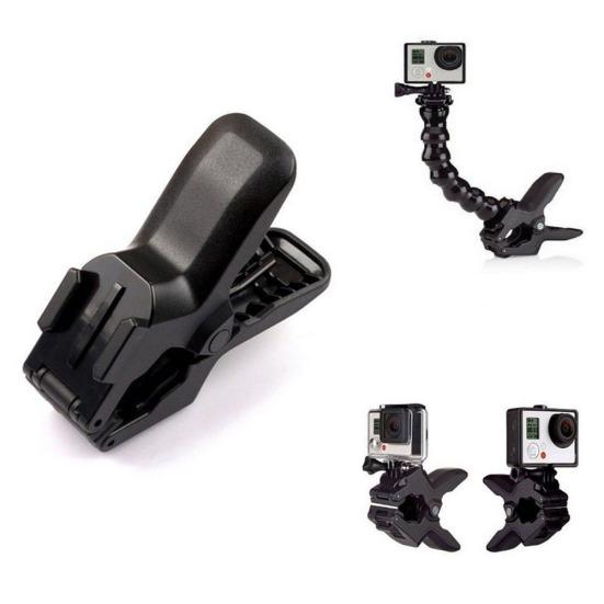 Gooseyneck Adapter Clamp Stand for Gopro Mount Holder Hero SJCAM Action Camera