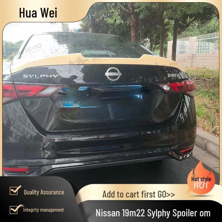 Задний спойлер для Nissan Sylphy 2019-2022 - Установка без сверления