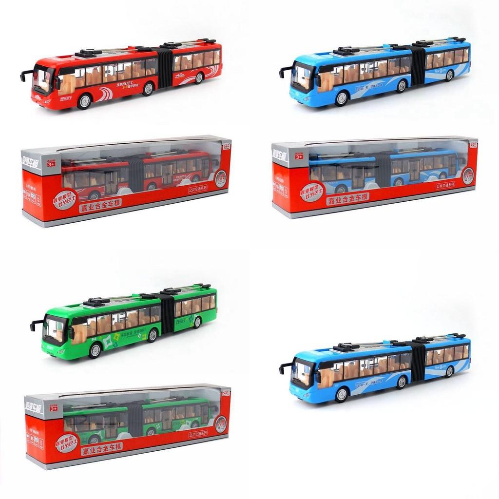 Toy Model Bus With Sound Light Features Design For Kids Play And Collecting