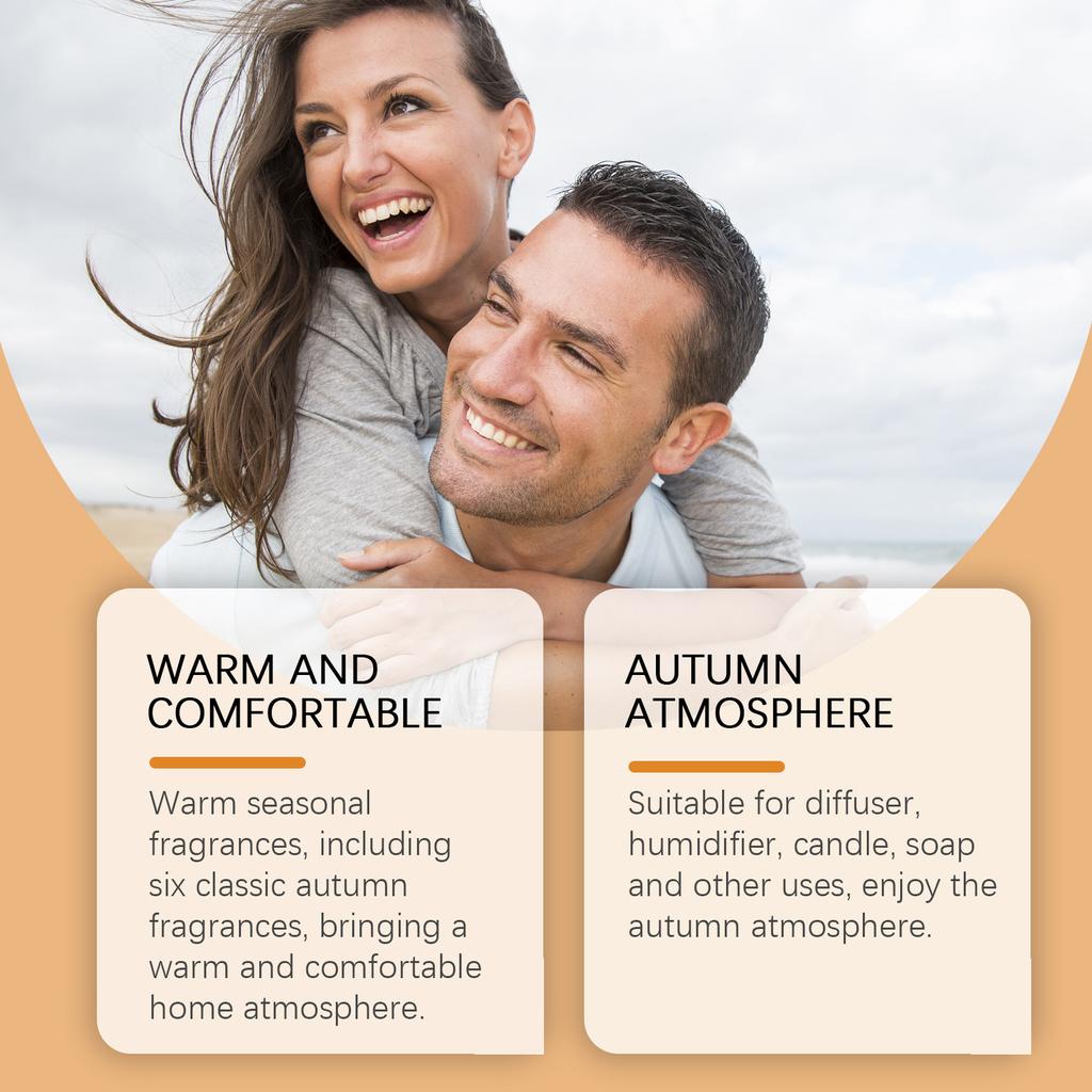 Осенняя ароматерапия масло теплая атмосфера арома диффузор камень увлажнитель воздуха в наличии 60 мл