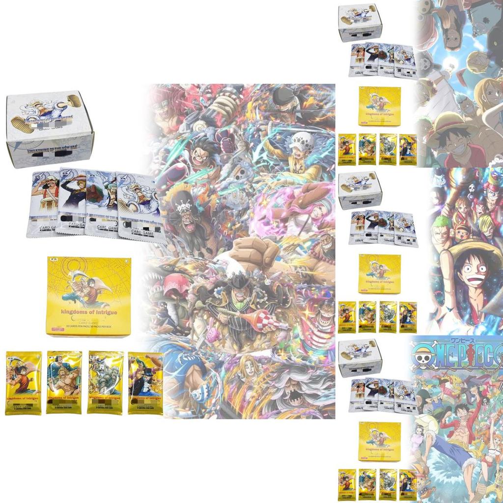 Колода карт One Piece из ПВХ с бустерными картами для коллекционеров и игры