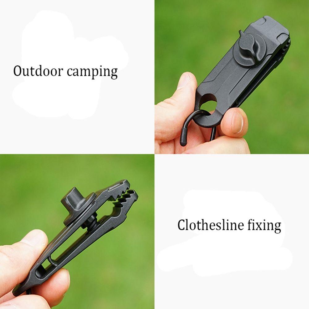 Rotatable Gripper Canvas Tighten Tool Camping Tent Holder Tarp Clips Windproof Clip Hook