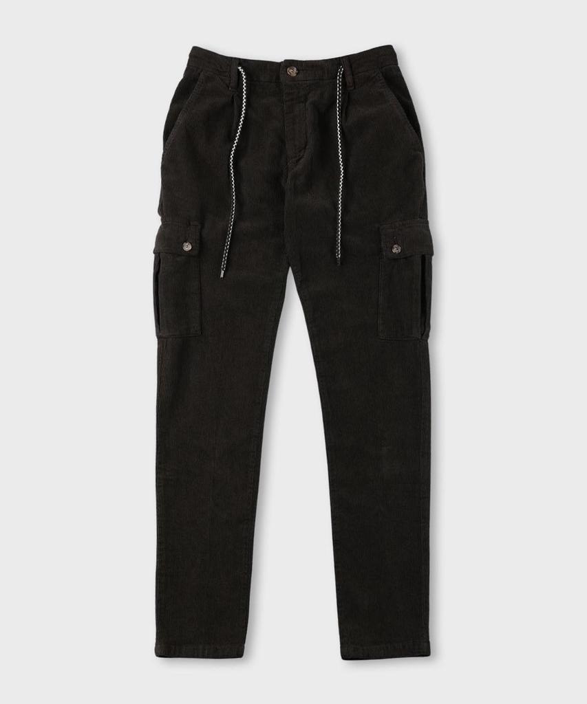PANICALE Drawstring Corduroy Cargo Pants 2 Colors