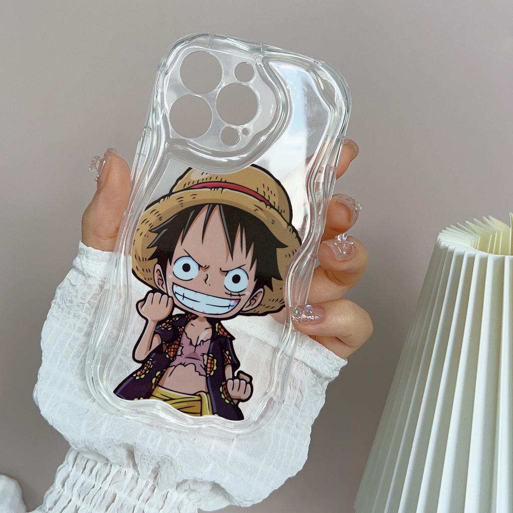 LZ28 цельный Luffy Gear 5, прозрачные мягкие волнистые чехлы для телефонов для iPhone 15 13 Pro Max 12 mini 14 8 Plus XS Max XR 6, защитная задняя крышка