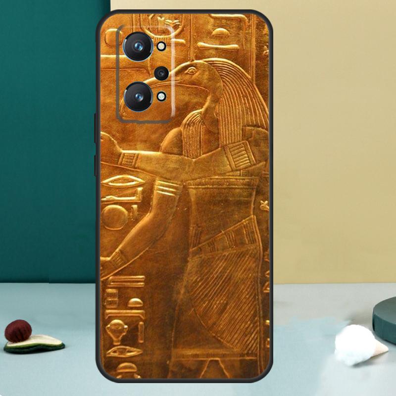 Мурал с фараоном Египта Для Realme 13 12 10 11 14 Pro Plus GT 6 5 6T GT7 Pro C55 C53 C51 C21Y C25S C75 C67 C61 Чехол