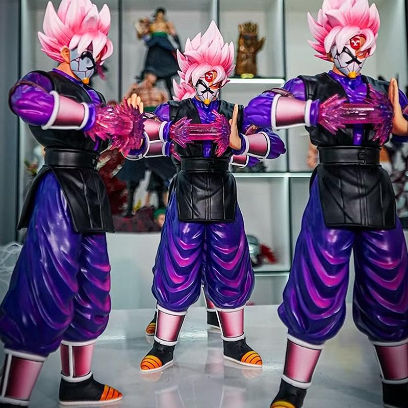 Новая фигурка Dragon Ball Z 30 см / 11,81 дюйма Замасу Черный Гоку Супер Сайян ПВХ Фигурки Действия GK Статуя Коллекционная Модель Игрушки Подарки