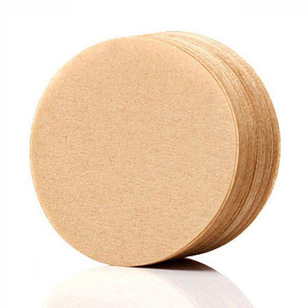 600 шт. Бумага для кофейных фильтров, Подходит для замены в кофемашине Круглая бумага для кофейных фильтров, Одноразовая бумажная фильтровальная бумага