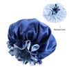 Reversible Wear Shower Caps Large lace Bath Hair Cap Fashion Islamic Turban Hat  Makeup Tool