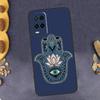 Hamsa Hand Of Fatima Phone Case For Oppo A94 A74 A54 A15 A18 A38 A58 A78 A98 A40 A60 A80 A16 A76 A96 A57S A17 A77