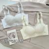 Women's big breasts show small thin styles, gathered without steel rings, paper sheet adjustment type, double breasts, anti-sagging bra, sexy bra