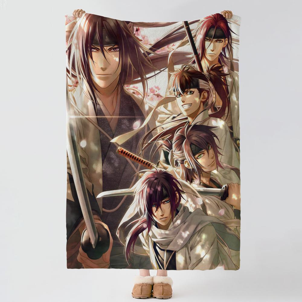 Игра H-Hakuoki-I Толстое Уютное Фланелевое Одеяло, Многоцелевое Использование В Помещении На Улице Ежедневный Сон