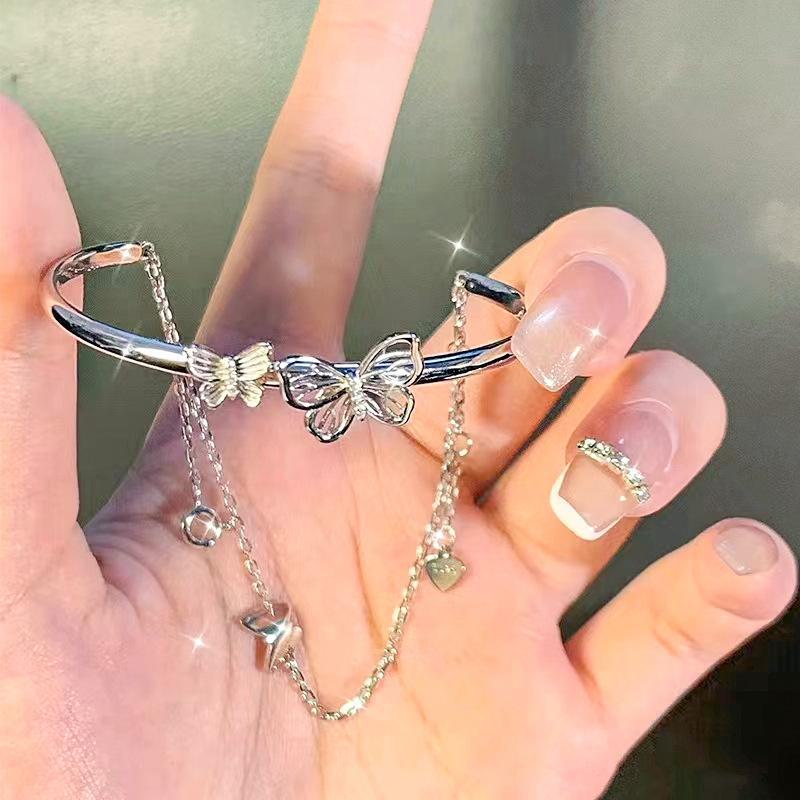 Красивый корейский браслет из бисера и нефрита «Хетиан» — универсальное жемчужное украшение для женщин