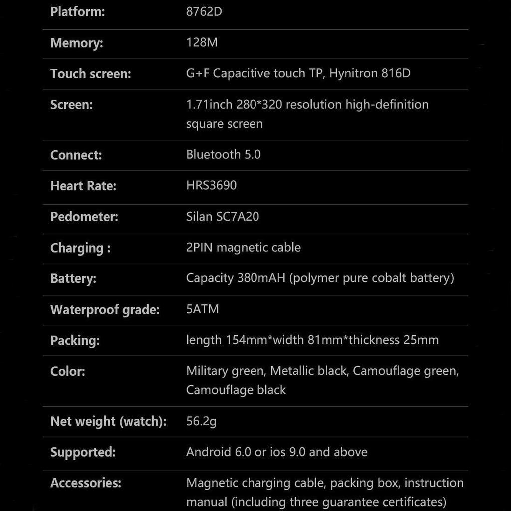 Full Touch Smartwatch For Android Xiaomi Blood Pressure Oxygen Fitness Watch 5 Atm Waterproof Smart Watch Men Military