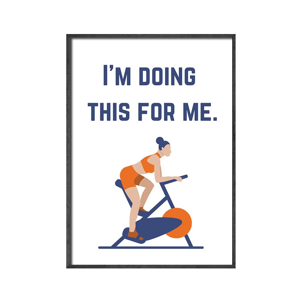 Пилатес Тренировка Графика Плакат Печать На Холсте Декор Стены Зала Йоги, Пилатес Подарок Бодибилдинг Руководство Фитнес Спортзал Картина Картина