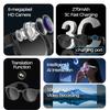 Новые ИИ-умные очки ИИ-перевод 500 Вт HD-камера Съемка 4K Изображение Bluetooth Звонки Запись Беспроводная музыка Многофункциональные умные солнцезащитные очки Унисекс
