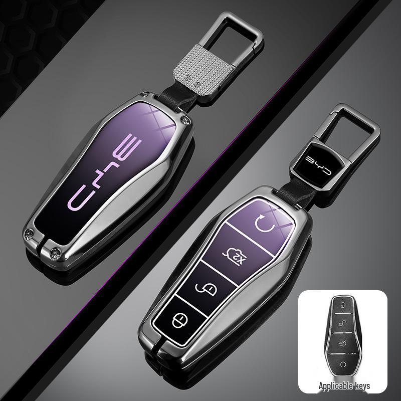BYD Dolphin 22-24 Key Case: Compatible with Han, Song Plus, Tang DMI, Qin Pro, Yuan E2