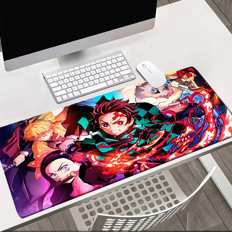 Powerful Demon Anime Mouse pad Office Desk Mat, Gaming Mouse Pad Mousepad, keyboard pad,Heavy-Duty Non-Slip Rubber Backing, Gift