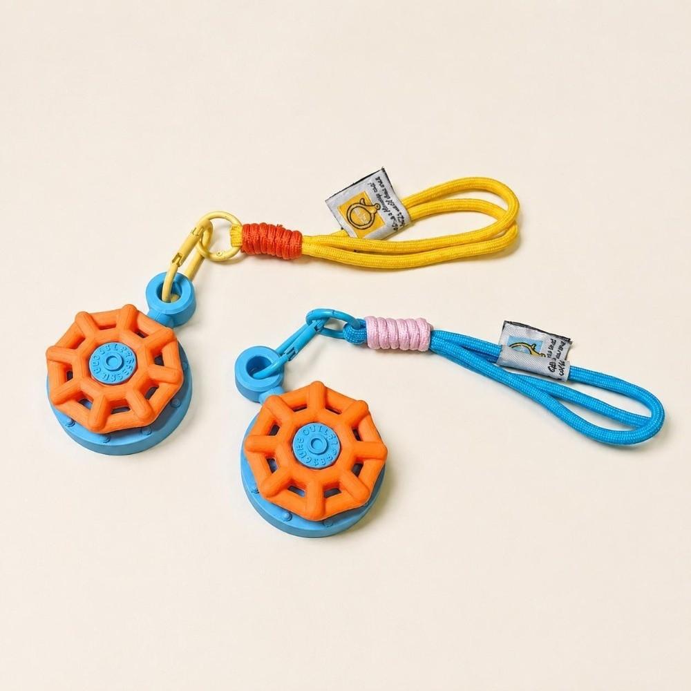 Creative Water Valve Spinner Pendant 3D Printed Rotatable Fidget Toy Valve Keychain Bag Accessory