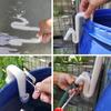Siphon Overflow Pipe Clamp-on Rainwater Overflow Pipe 3D Printed Overflow Pipe for Fish Tank Large Rain Barrel