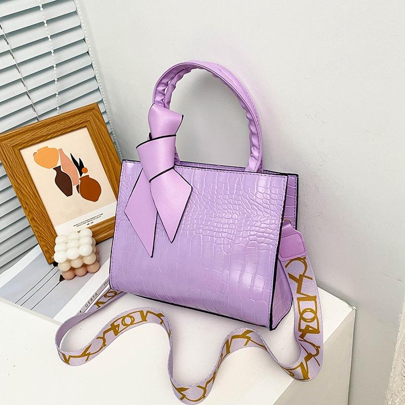 Новая популярная женская сумка модная текстура трендовая сумка через плечо однотонная дикая большая емкость PU упаковка