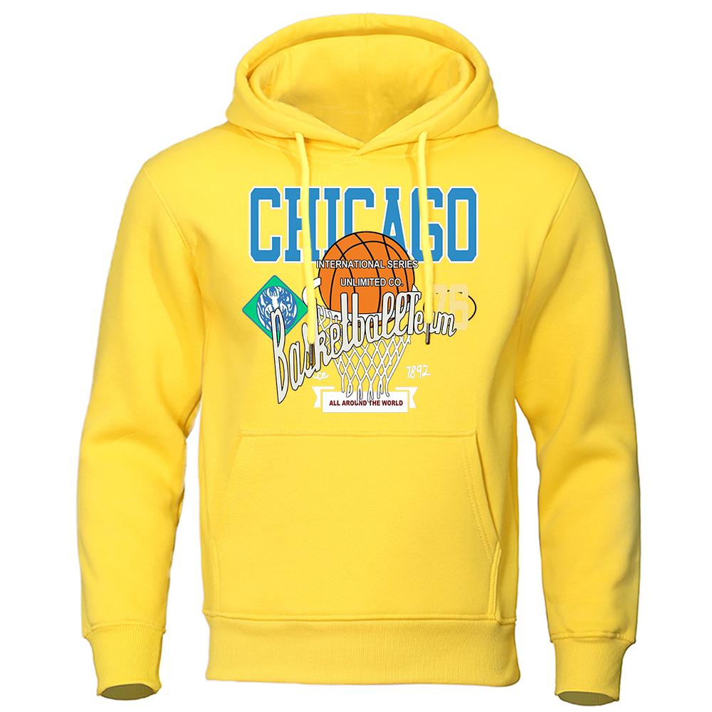 Chicago Basketball Dream 76 женский пуловер с принтом, толстовки для творчества, повседневная одежда больших размеров, осенняя теплая женская толстовка