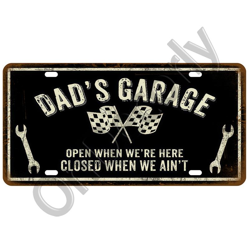 Retro Pin Up Tin Sign Vintage Painting Metal Sign Home Wall Decor Rusted Style Craft Plate Posters Classic Plaques For Bar Pub