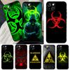 Чехол для телефона со знаком биоопасности для iPhone 16 15 14 Pro Max Plus 11 12 13 Pro Max XS 6 12 13 Mini Защитный корпус