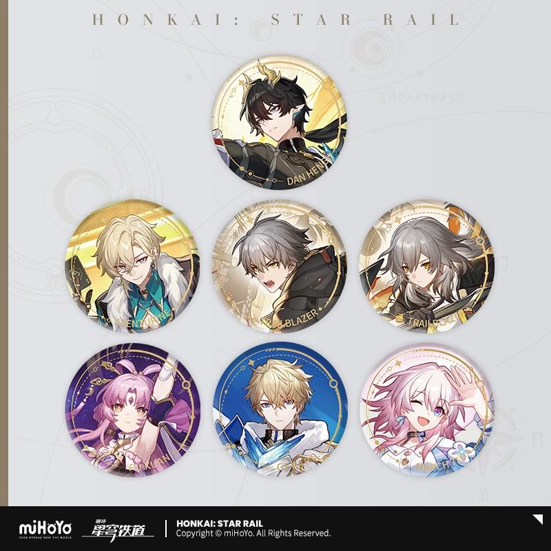 Sunsyea Honkai Star Rail Официальный мерч miHoYo Оригинальный Аутентичный Путь Сохранения Акриловый стенд Брелок Значок Авантюрин