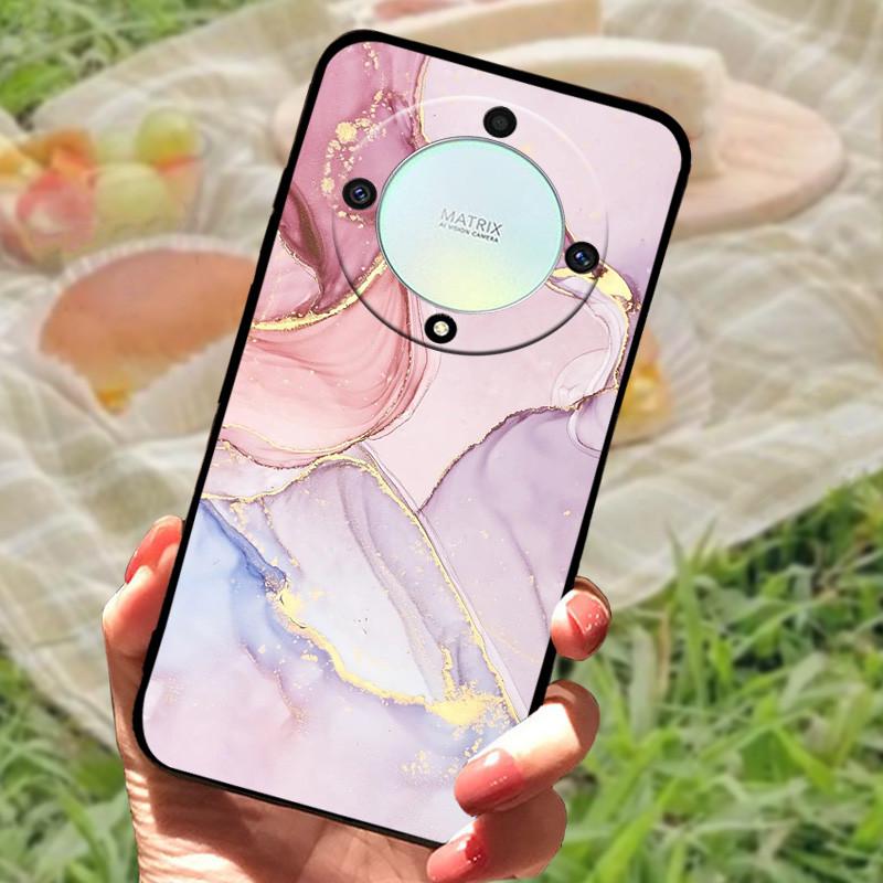 Чехол для Honor X9A 5G Чехол-обложка для Honor X9A Черный Мягкий Силиконовый Чехол для Телефона Fundas для Huawei Honor X9A 5G Coque HonorX9A Защитный