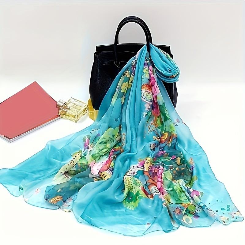 Sunscreen Beach Oversized Autumn and Winter Scarf Women's Shawl Scarf Spring Chiffon Scarf