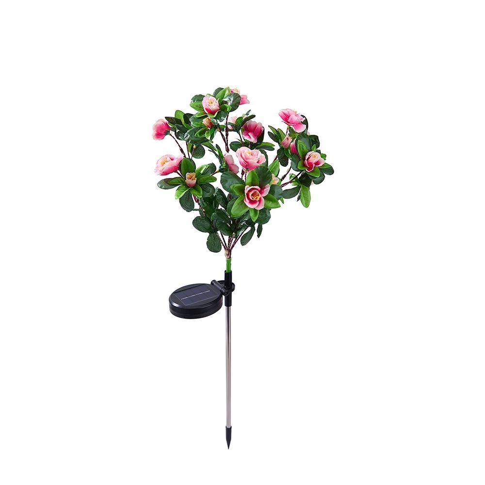 High Brightness Solar Azalea Light Energy Saving Flowers Lawn Lamp Outdoor Courtyard