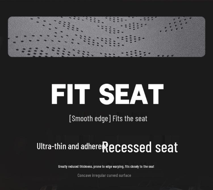 Lynk&Co 03 All-Season Ventilated Suede Seat Cushion - Custom Half-Wrap Design