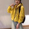 Korean Style Color Block Double Zipper Windbreaker: 2025 Spring/Autumn Versatile Casual Jacket