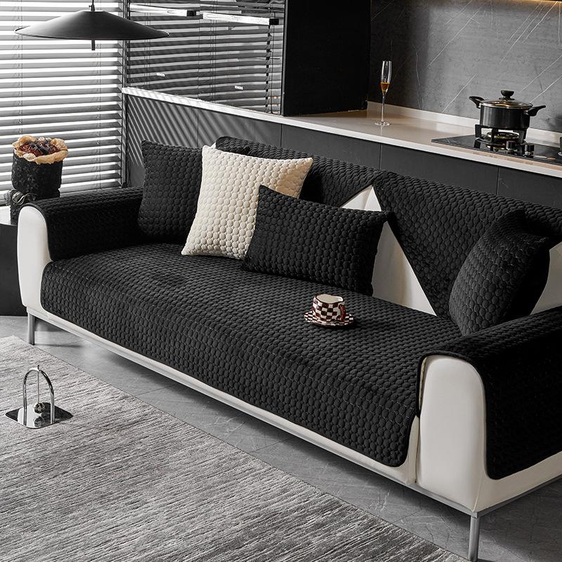 Однотонная плюшевая подушка для дивана для гостиной, диванный коврик глубокого цвета, светлая роскошная подушка для дивана с узором из верблюжьего бархата