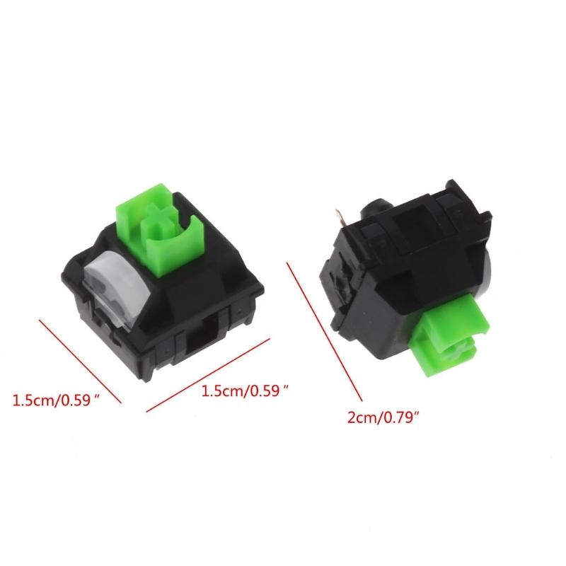 2pcs Durable Green RGB SMD Switches for  BlackWidow Lite Mechanical Keyboard Cherry MX  Switches
