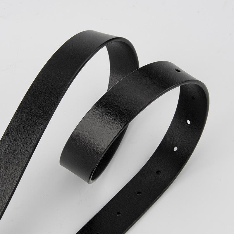 Women's Genuine Leather Ins Style Genuine Leather Belt Casual Simple Commuting Versatile Dress Jeans Belt Decorative Belt