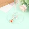 20Pcs Christmas Wine Glass Markers Holiday Drink Marker Charms for Wine Glasses